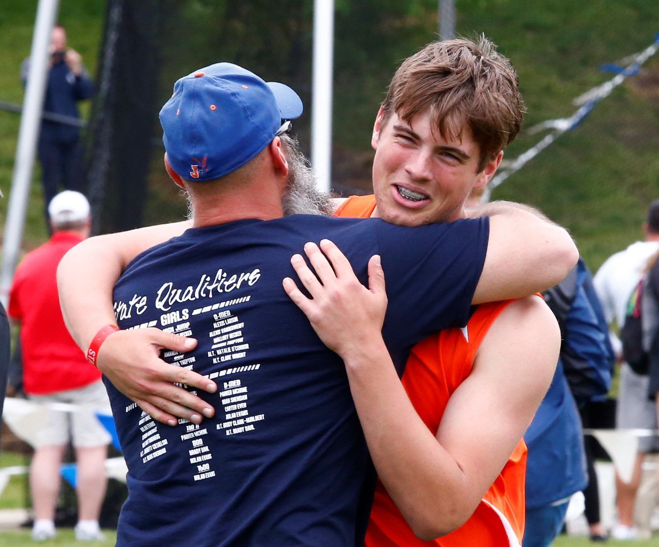 Lienau celebration 2A state title